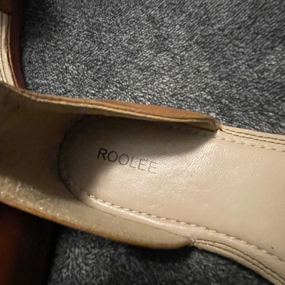 Roolee brown ankle strap shoes - Picture 7 of 7